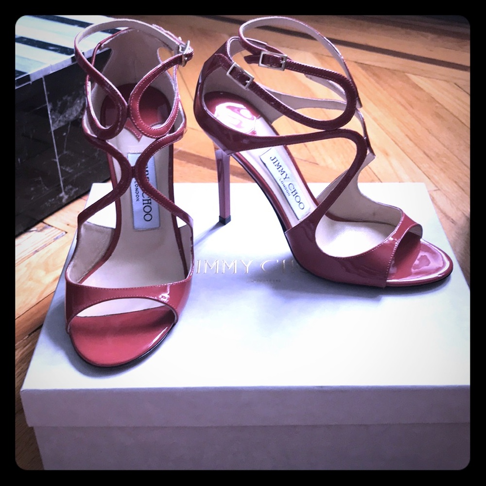 Jimmy Choo Patent Leather Sandals